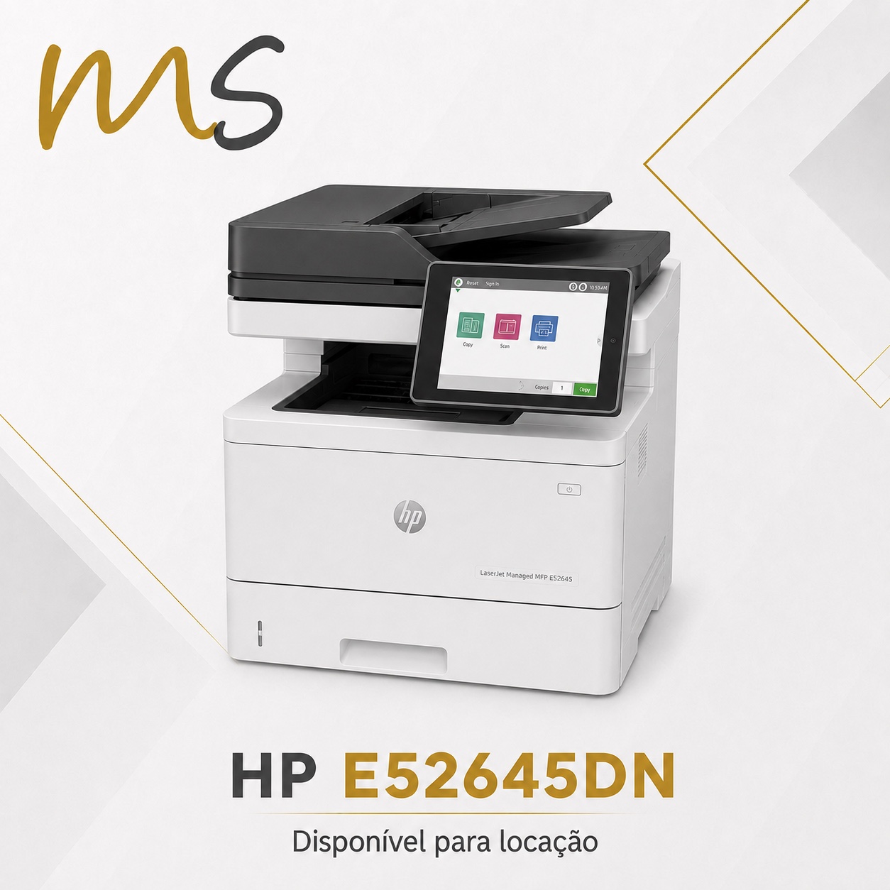 HP E52645DN disponível para locação
